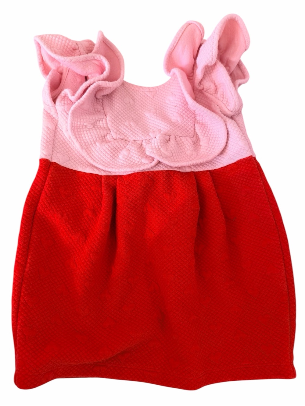 Janie and Jack Pink and Red Heart Dress, size 18 to 24 Months